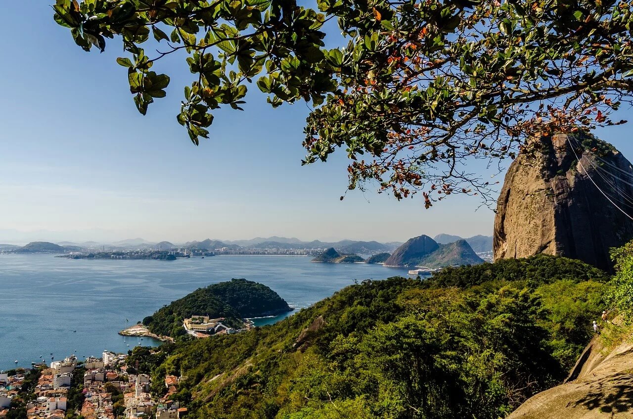 Вид с горы Урка в Рио де Жанейро